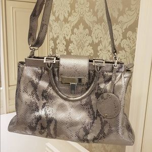Tory Burch snakeskin purse/bag